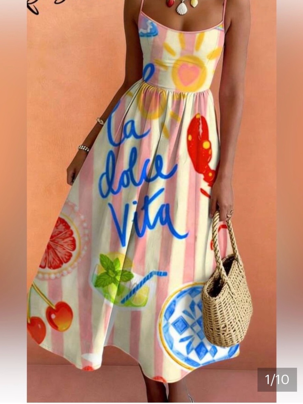 NWOT Nice to Meet You Size Small La Dolce Vita Viral Midi  Dress